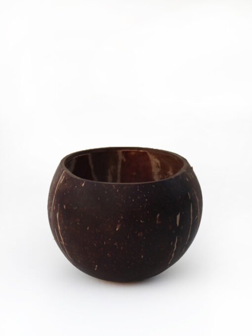 Large size artisan made coconut shell bowl, good size for big servings, perfect for ice-cream and dessert.